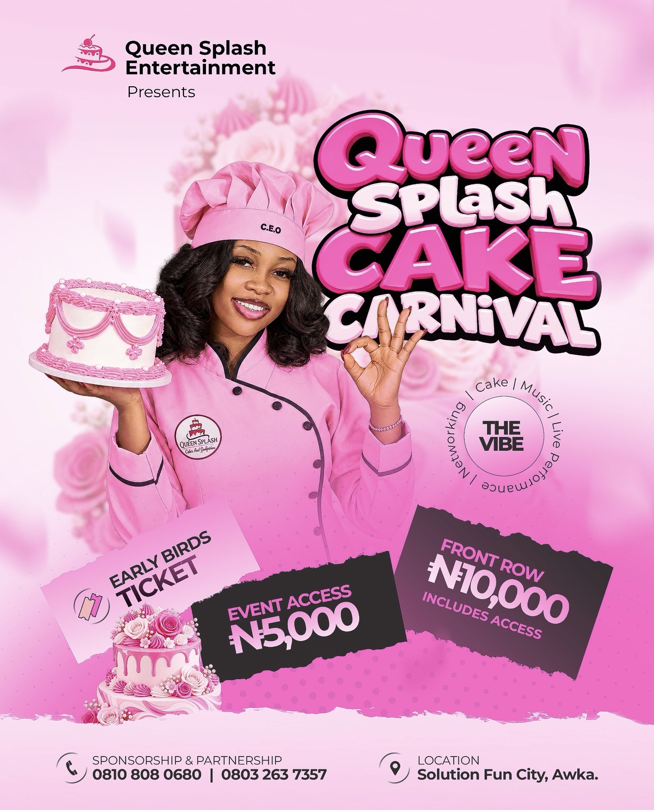 Queen Splash Cake Carnival 1.0 (FRONT ROW)